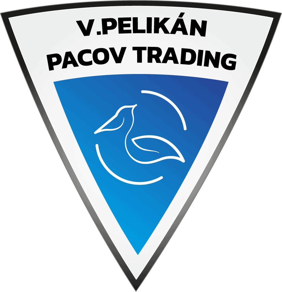 logo V. Pelikán Pacov trading